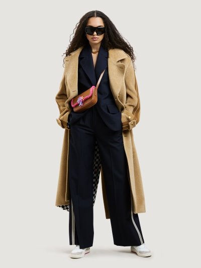 Bolsos Cruzados Palm Angels Palm Beach Bridge Bear Bags Mujer Marrones Rosas | ES-019917