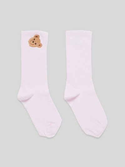 Calcetines Palm Angels Bear Socks Niños Rosas Marrones | ES-302893