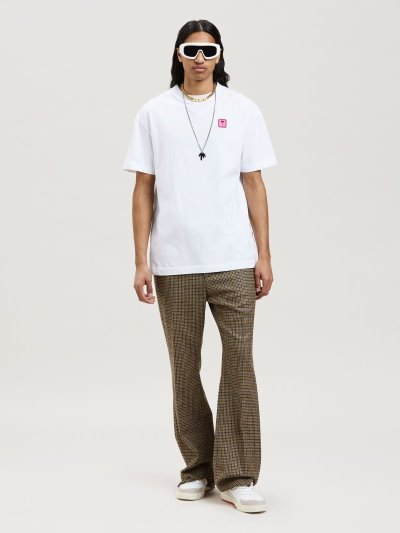 Camiseta Palm Angels Pxp Angels Classic Tee Hombre Blancas Negras | ES-399482
