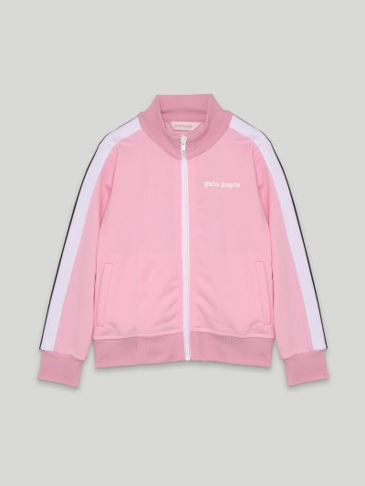 Chaqueta De Bombardero Palm Angels Pista Jackets Niños Rosas Blancas | ES-443938