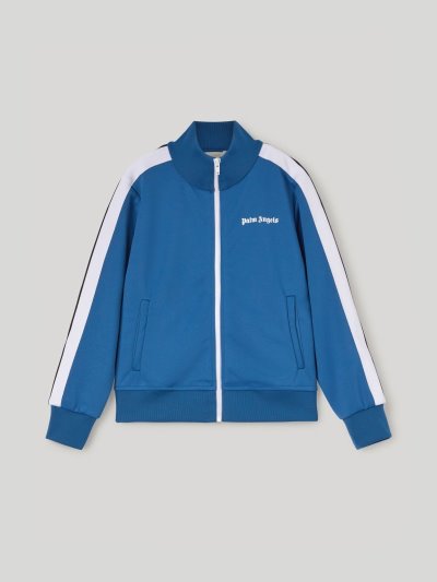 Chaqueta De Bombardero Palm Angels Pista Jackets Niños Azules Blancas | ES-523611