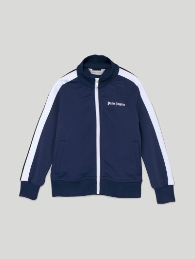 Chaqueta De Bombardero Palm Angels Pista Jackets Niños Azul Marino Azules Blancas | ES-836743