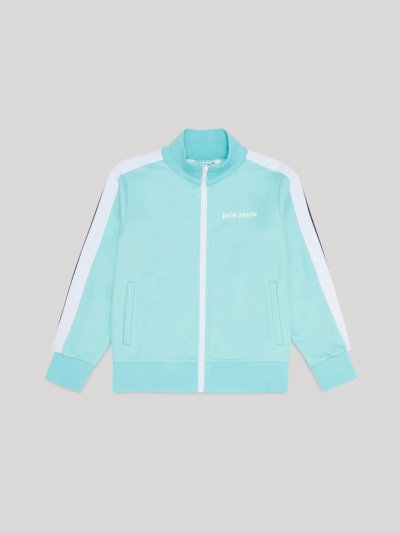 Chaqueta De Bombardero Palm Angels Pista Jackets Niños Azules Claro Blancas | ES-876532