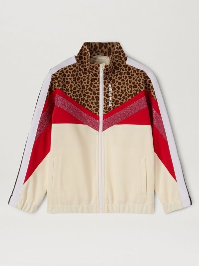 Chaquetas Palm Angels Animalier Pista Jackets Niños Blancas | ES-677753