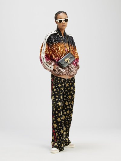Chaquetas Palm Angels Show Sequins Bomber Jackets Mujer Multicolor | ES-617361