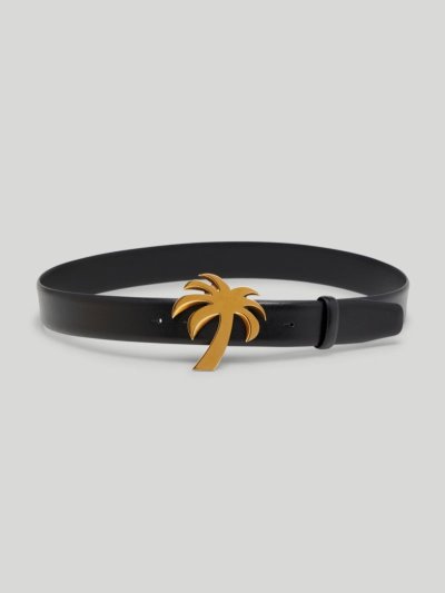 Cinturones Palm Angels Palm Belts Hombre Negras Doradas | ES-150279