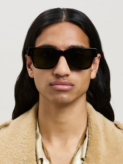 Gafas de Sol Palm Angels Newport Sunglasses Hombre Verde | ES-406316