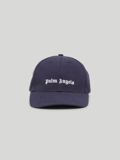 Gorras Palm Angels Logo Caps Niños Azul Marino Azules Blancas | ES-625638