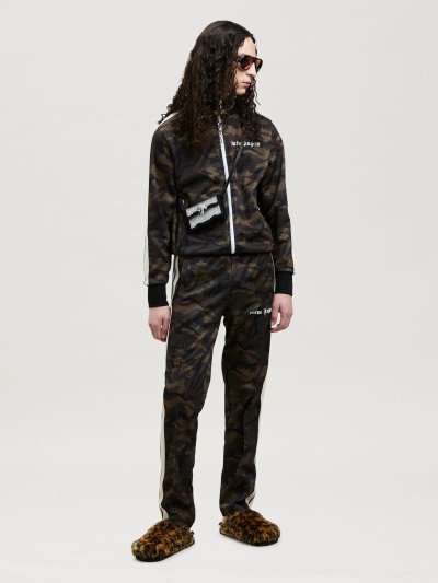 Pantalones Deportivos Palm Angels Camo Pista Pants Hombre Negras | ES-085036