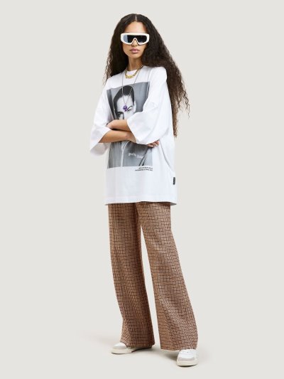 Pantalones Palm Angels Classic Suit Pants Mujer Beige | ES-253704