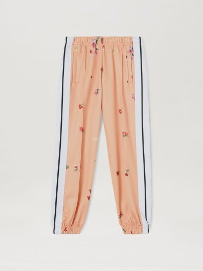 Pantalones Palm Angels Flower Pista Jogger Niños Rosas Rojas | ES-826474