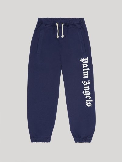 Pantalones Palm Angels Sweatpants Niños Azul Marino Azules Blancas | ES-487007