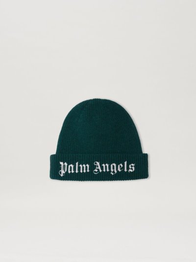 Sombreros Palm Angels Palm Angels Beanie Niños Verde Blancas | ES-100274