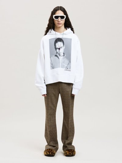Sudadera Con Capucha Palm Angels Angels By Palm Angels Hoodie Hombre Blancas Negras | ES-478349
