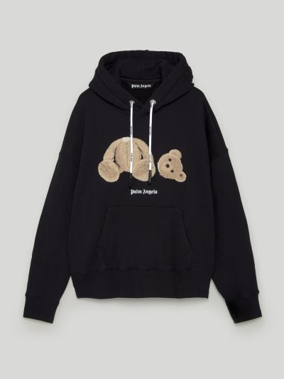 Sudadera Con Capucha Palm Angels Bear Hoodie Hombre Negras Marrones | ES-232335