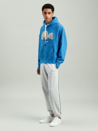 Sudadera Con Capucha Palm Angels Bear Hoodie Hombre Azules Marrones | ES-430423
