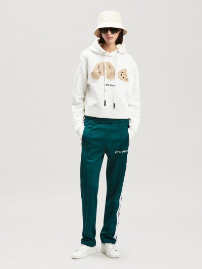 Sudadera Con Capucha Palm Angels Palm Bear Hoodie Mujer Blancas Marrones | ES-288666