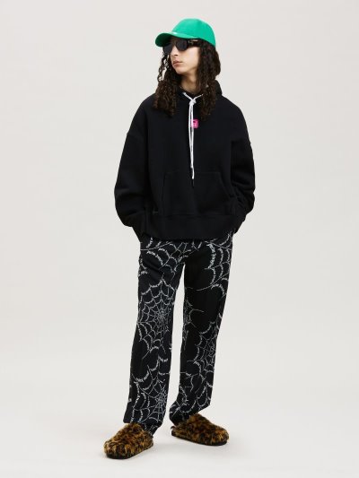 Sudadera Con Capucha Palm Angels Pxp Hoodie Hombre Negras Negras | ES-760630
