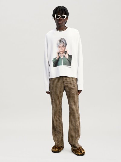 Sudaderas Palm Angels Angels By Palm Angels Sweatshirt Hombre Blancas | ES-457235