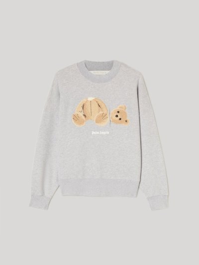 Sudaderas Palm Angels Bear Sweatshirt Mujer Gris Marrones | ES-517201