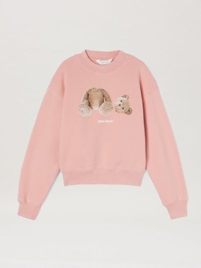 Sudaderas Palm Angels Bear Sweatshirt Niños Rosas Marrones | ES-194813
