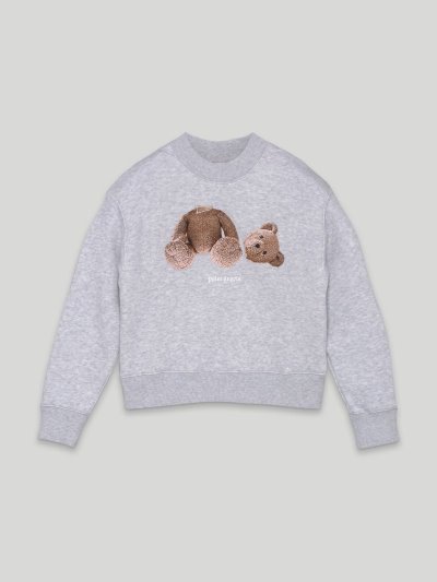Sudaderas Palm Angels Bear Sweatshirt Niños Gris Marrones | ES-234566