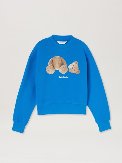 Sudaderas Palm Angels Bear Sweatshirt Niños Azules Claro Marrones | ES-299187