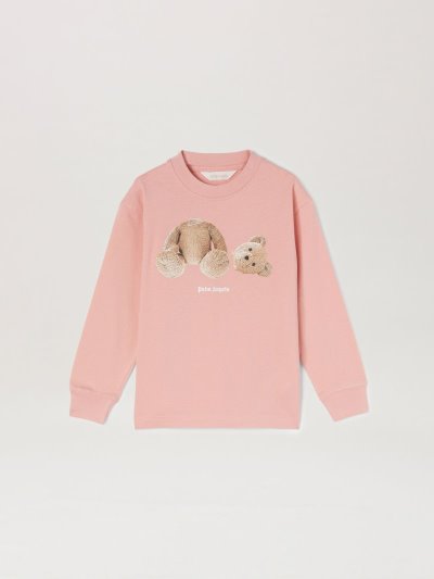 Sudaderas Palm Angels Bear T Shirt Niños Rosas Marrones | ES-328778