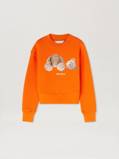 Sudaderas Palm Angels Palm Angels Bear Crew Sweatshirt Niños Naranjas Marrones | ES-090658