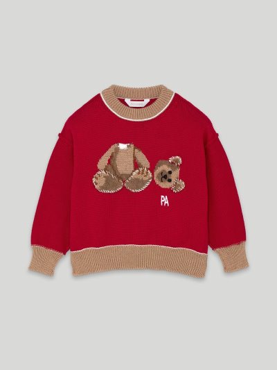 Suéteres Palm Angels Bear Sueter Niños Rojas Marrones | ES-104786