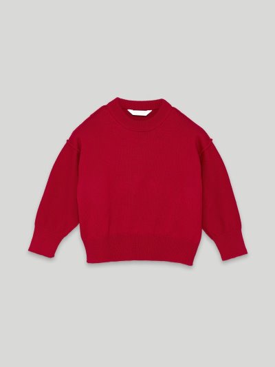 Suéteres Palm Angels Curved Logo Sueter Niños Rojas Blancas | ES-784667