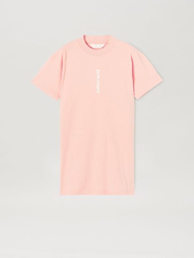 Vestido Palm Angels Classic Overlogo Tee Vestido Niños Rosas Blancas | ES-099862