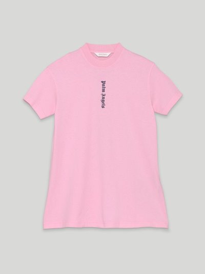 Vestido Palm Angels Logo T Shirt Vestido Niños Rosas Azul Marino Azules | ES-472806