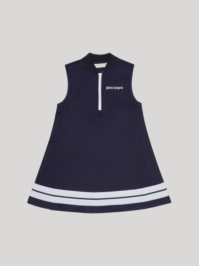 Vestido Palm Angels Pista Vestido Niños Azul Marino Azules Blancas | ES-393213