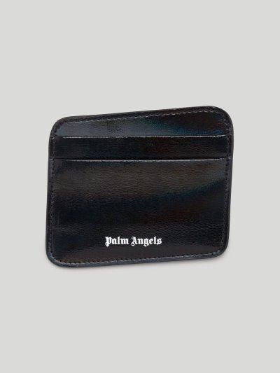 Wallets & Purses Palm Angels Logo Cardholders Mujer Negras Blancas | ES-801915