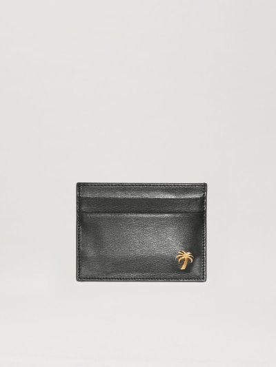 Wallets & Purses Palm Angels Palm Beach Cardholders Mujer Negras Doradas | ES-255768