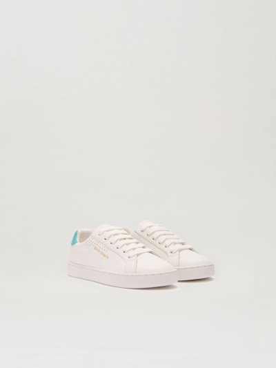 Zapatillas Palm Angels Azure Palm One Sneakers Niños Blancas Verde | ES-248460