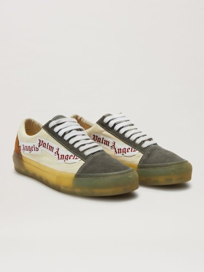 Zapatillas Palm Angels Paxvault By Vans Old Skool Vlt Mujer Gris Blancas | ES-031719